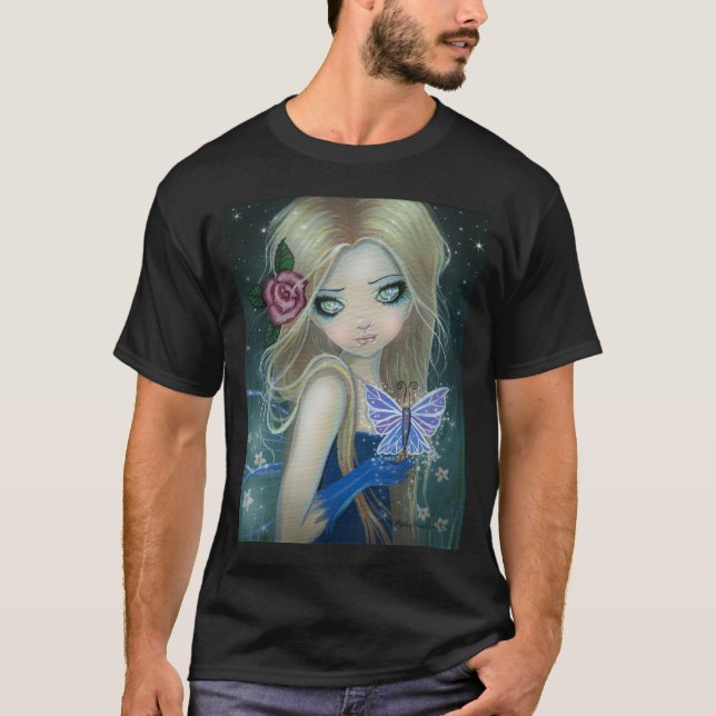 Periwinkle Butterfly Fairy Fantasy T - Shirt (Vorderseite)