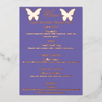 Periwinkle Butterfly-Themenabend Geburtstag Abendm