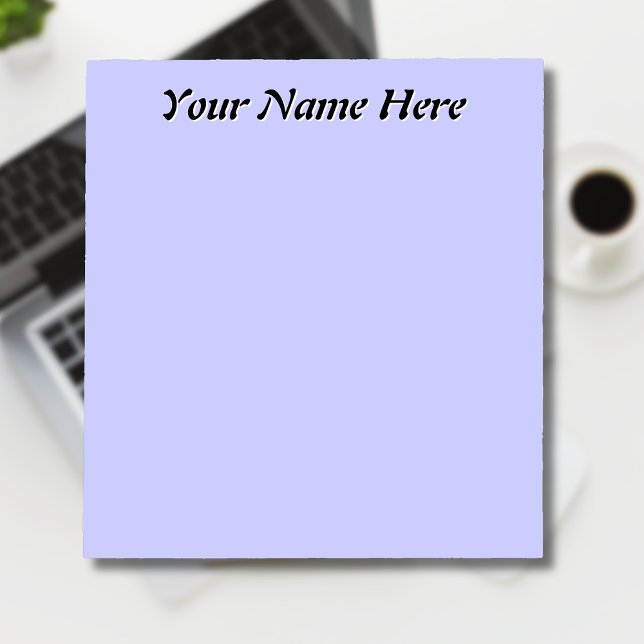 Periwinkle Einzigartige Geschenke für Personalisie Notizblock (Von Creator hochgeladen)