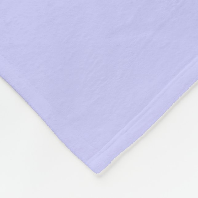Periwinkle Fleece Blanket (Ecke)