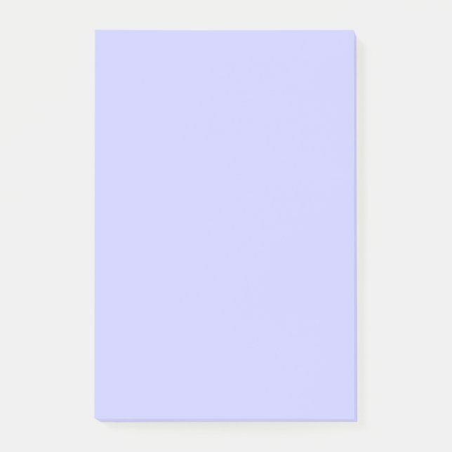 Periwinkle Geschenk Farbe Post-it Klebezettel (Vorderseite)