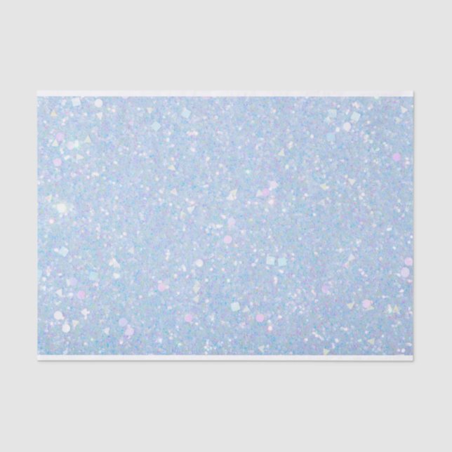 Periwinkle Glitzer | Geschenkpapier Seidenpapier (Vorderseite)
