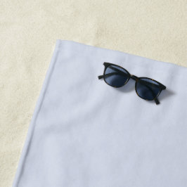 Periwinkle Gray Soft Weiß Pastellfarben Strandtuch