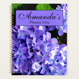 Periwinkle Hydrangeas lila blaue Blume für sie Planer