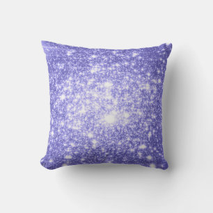 Periwinkle Lavender Astral Glitzer Kissen