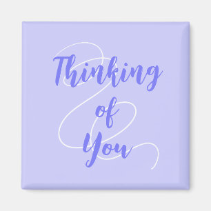 Periwinkle Lila Denken You Magnet