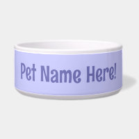 Periwinkle Lila Pet Bowl