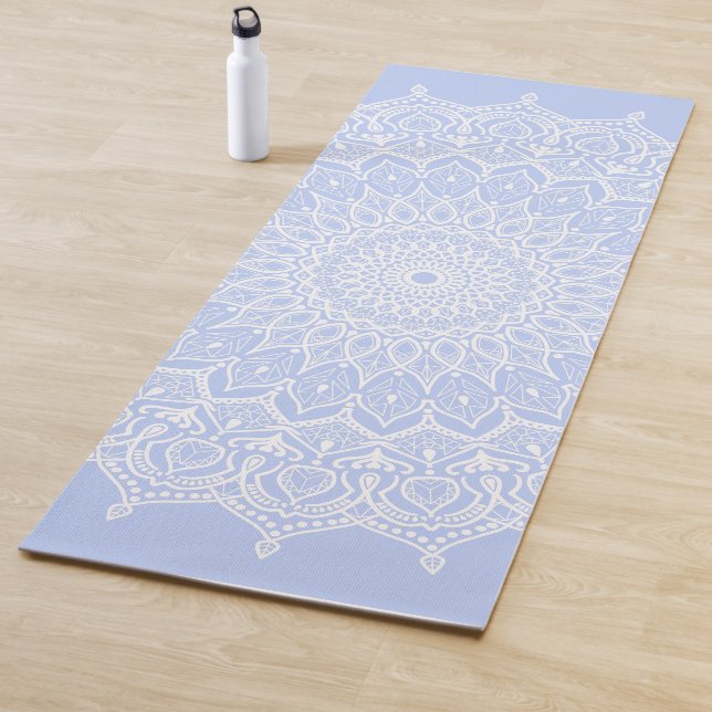 Periwinkle Mandala - Bora in Juniper Berry Yogamatte (Beispiel)