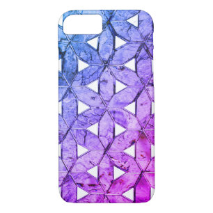 Periwinkle Mosaik-Blume des Lebens Case-Mate iPhone Hülle