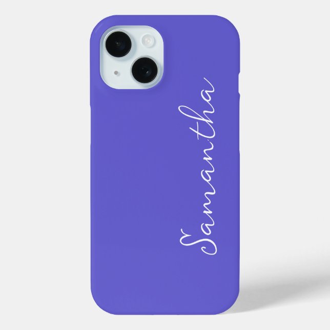 Periwinkle Personalisiert Case-Mate iPhone Hülle (Rückseite)