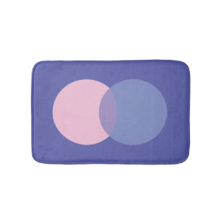 Periwinkle & Pink Badematte