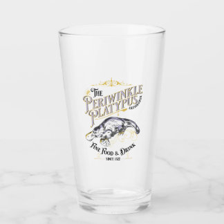 Periwinkle Platypus Glas