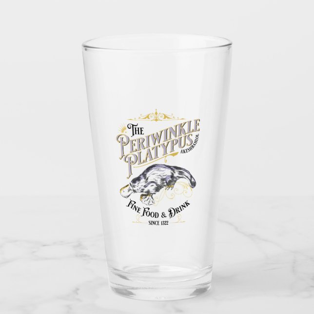 Periwinkle Platypus Glas (Vorderseite)