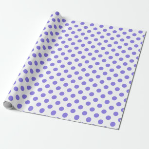 Periwinkle-Polka-Punkte Geschenkpapier