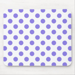 Periwinkle-Polka-Punkte Mousepad