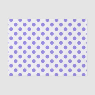 Periwinkle-Polka-Punkte Seidenpapier