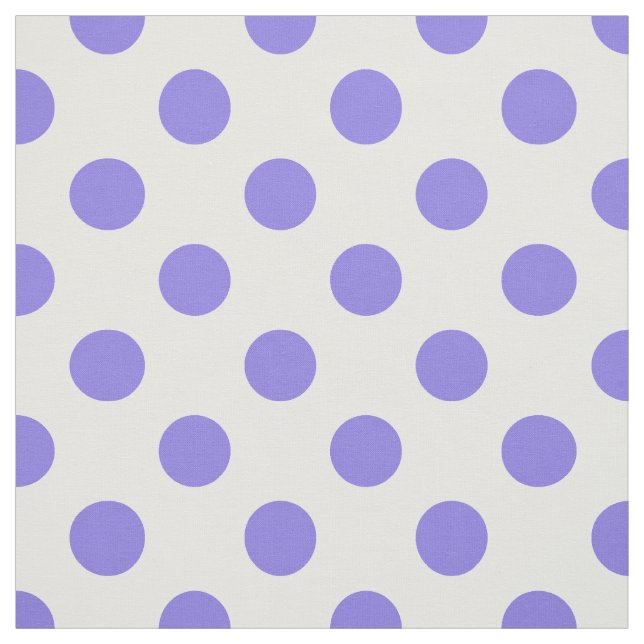 Periwinkle-Polka-Punkte Stoff (Muster)