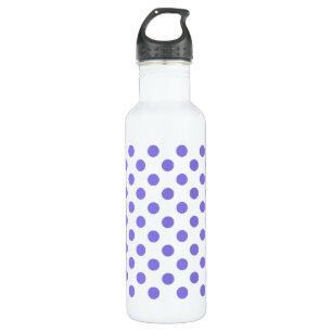 Periwinkle-Polka-Punkte Trinkflasche