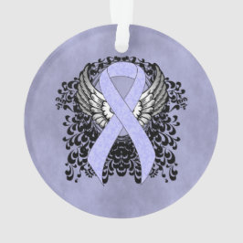Periwinkle Ribbon mit Flügeln Ornament