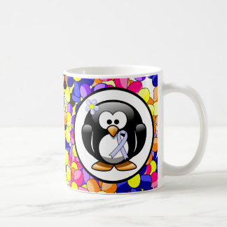 Periwinkle Ribbon Penguin Tasse