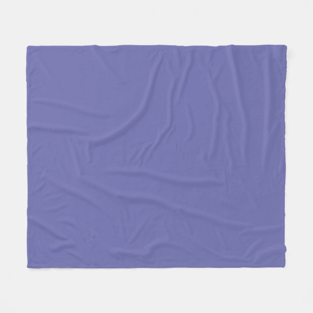 Periwinkle Solid Color Fleecedecke (Vorderseite (Horizontal))