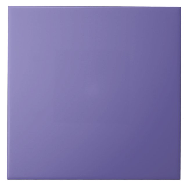 Periwinkle Solid Color Fliese (Vorderseite)