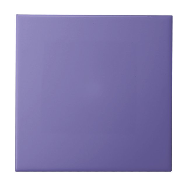Periwinkle Solid Color Fliese (Vorderseite)
