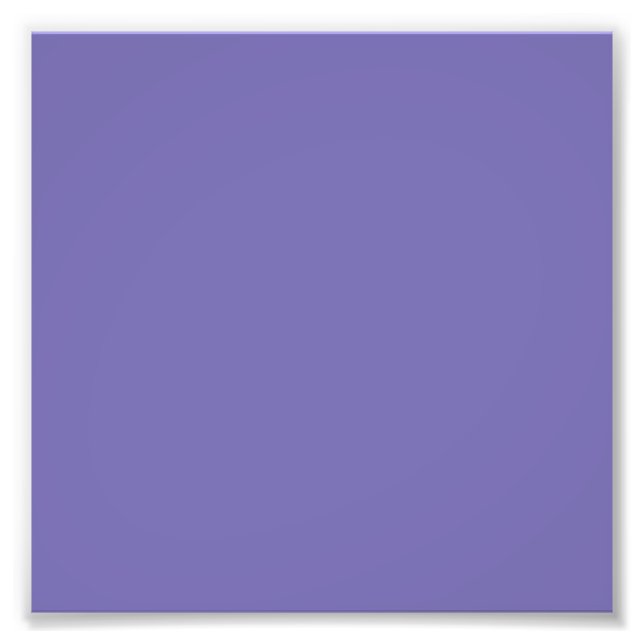 Periwinkle Solid Color Fotodruck (Vorne)