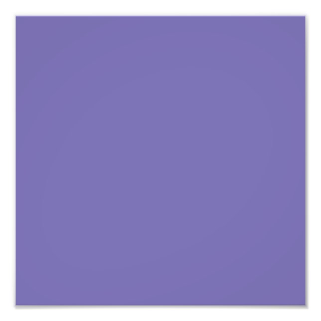 Periwinkle Solid Color Fotodruck (Vorne)