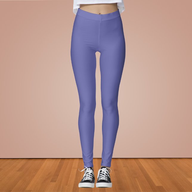 Periwinkle Solid Color Leggings (Von Creator hochgeladen)