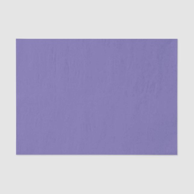 Periwinkle Solid Color Seidenpapier (Vorderseite)