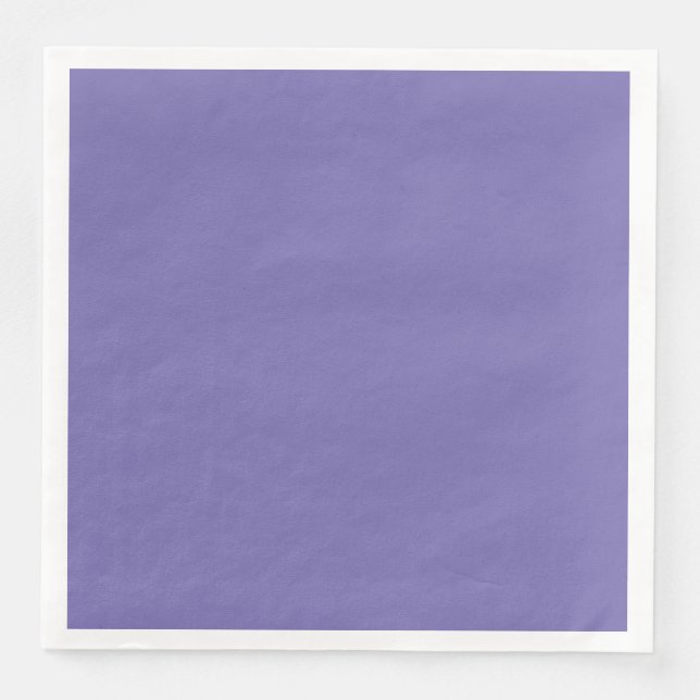 Periwinkle Solid Color Serviette (Vorderseite)