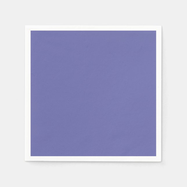 Periwinkle Solid Color Serviette (Vorderseite)