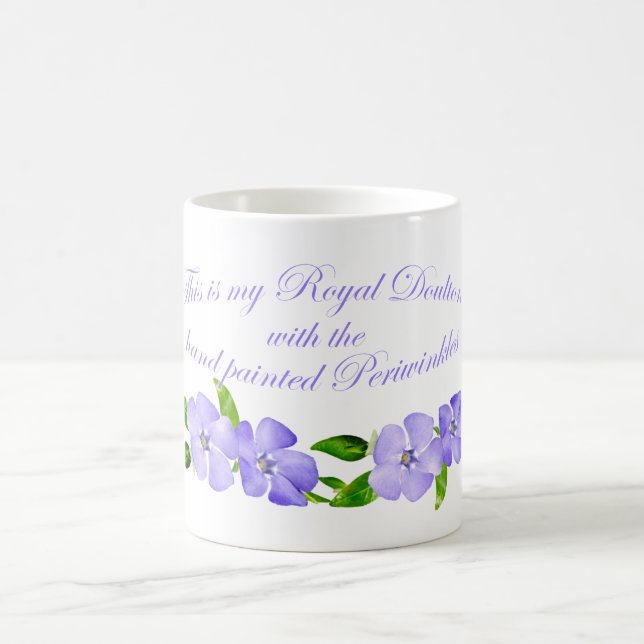 Periwinkle-Tasse Kaffeetasse (Mittel)