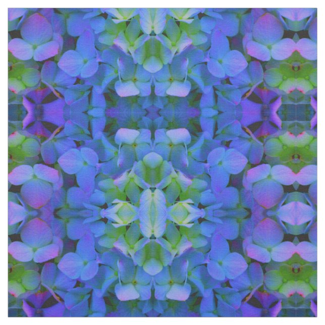 Periwinkle violett blauer Hydrangeas - romantische Stoff (Muster)