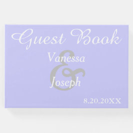Periwinkle Wedding Gästebuch