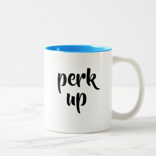 Perk Up-Kaffee-Tasse Zweifarbige Tasse