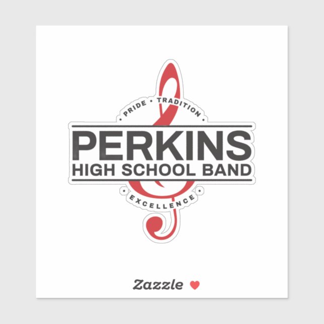 Perkins Band Logo Aufkleber (Blatt)