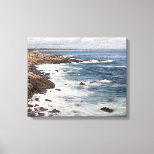 Perkins Cove in Maine Leinwanddruck (Vorderseite)