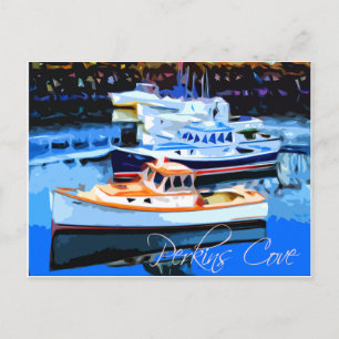 Perkins Cove Ogunquit Maine Postkarte