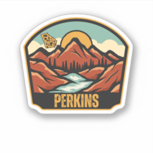 Perkins, Georgien Aufkleber