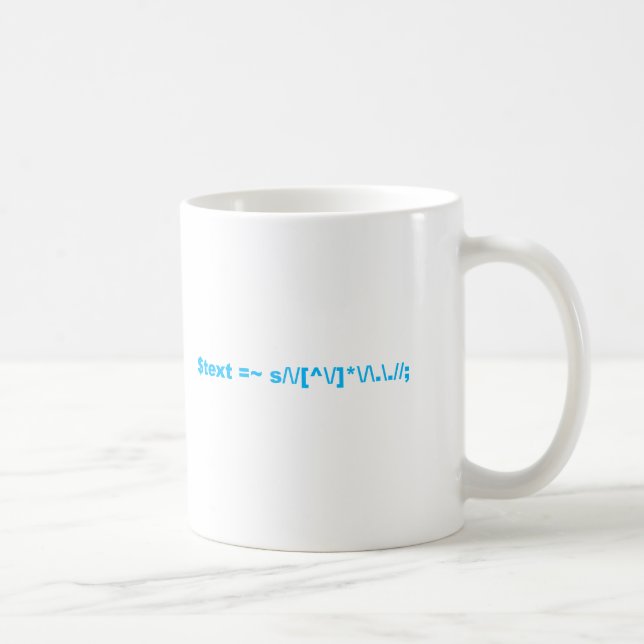 perl regular expression tasse (Rechts)