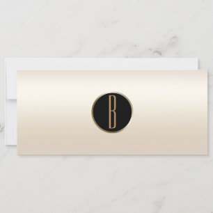 Perl Schimmer Gold Glam Monogram Geschenkgutschein
