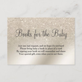 Perldusche aus Elfenbein Glitzer Obre bringen ein Begleitkarte