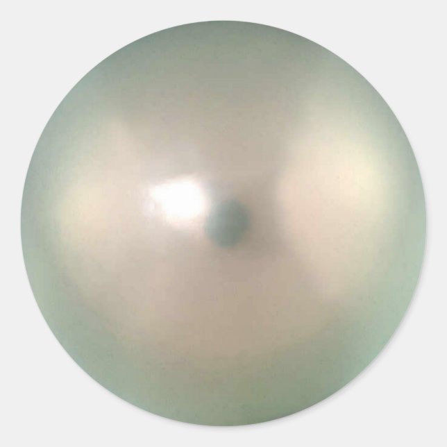 Perle der Weisheit Runder Aufkleber (Vorderseite)