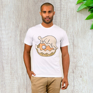 Perle in einer Auster Herren T-Shirt