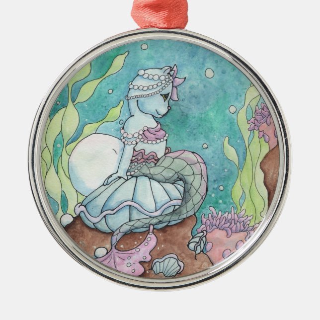 Perle Ornament Aus Metall (Vorne)