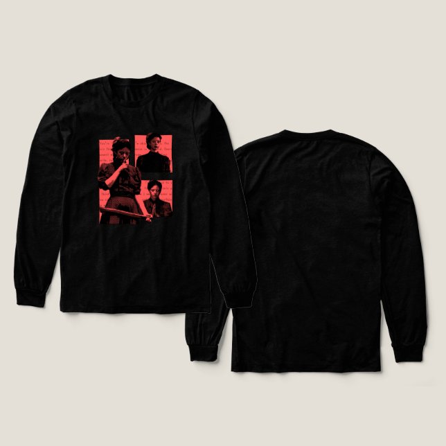 PERLE Tri-Blend SHIRT (Design Vorderseite & Rückseite)