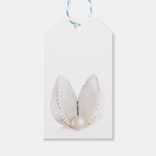 Perle und Muschel Geschenkanhänger