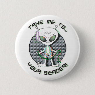 Perlen-alien Button